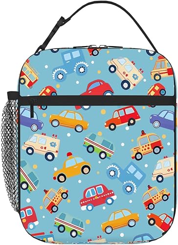 Miniatura 1 de Bolsa de almuerzo para niños y niñas, con aislamiento, para el regreso a la escuela, reutilizable, térmica, hielera, bolsa de mano para viajes