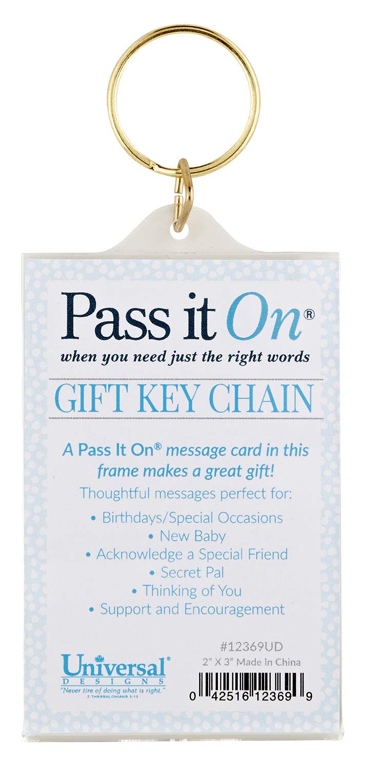 Amazon.com: Creative Brands Faithworks - Clear Acrylic Photo/Card Frame, 2  x 3-Inch, Key Chain : Sports & Outdoors