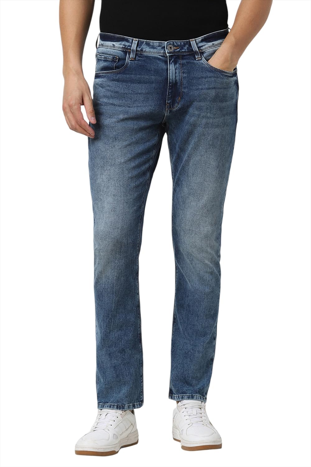 van heusen Men's Mid Rise Regular Jeans-picture-41