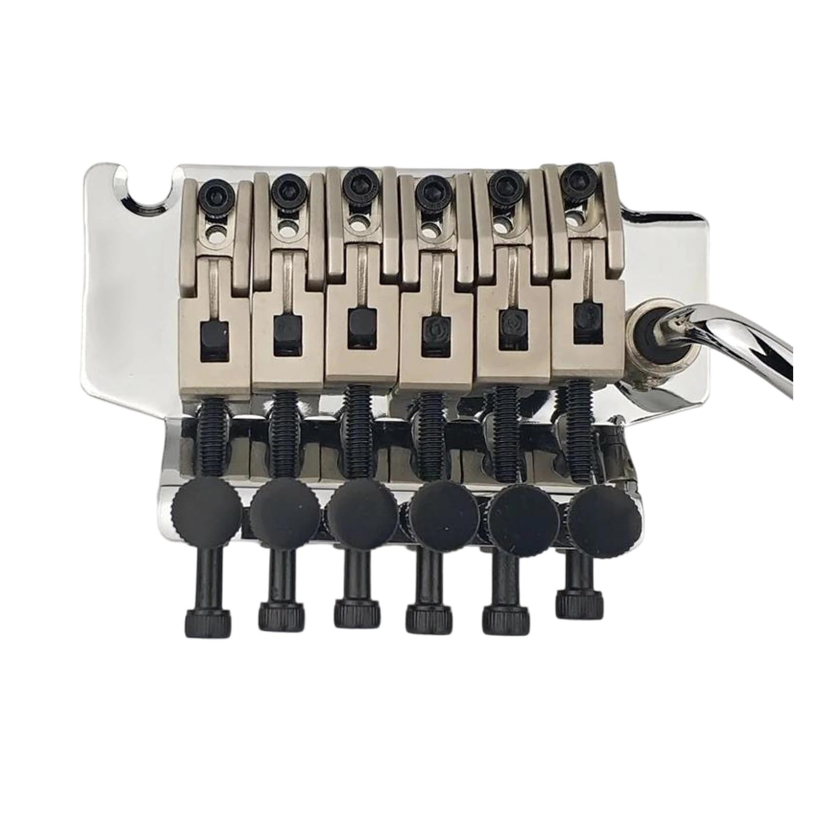 Guitarra Eléctrica De 6 Cuerdas Puente Trémolo De Doble Bloqueo Cromado Y Plateado | Puente de guitarra