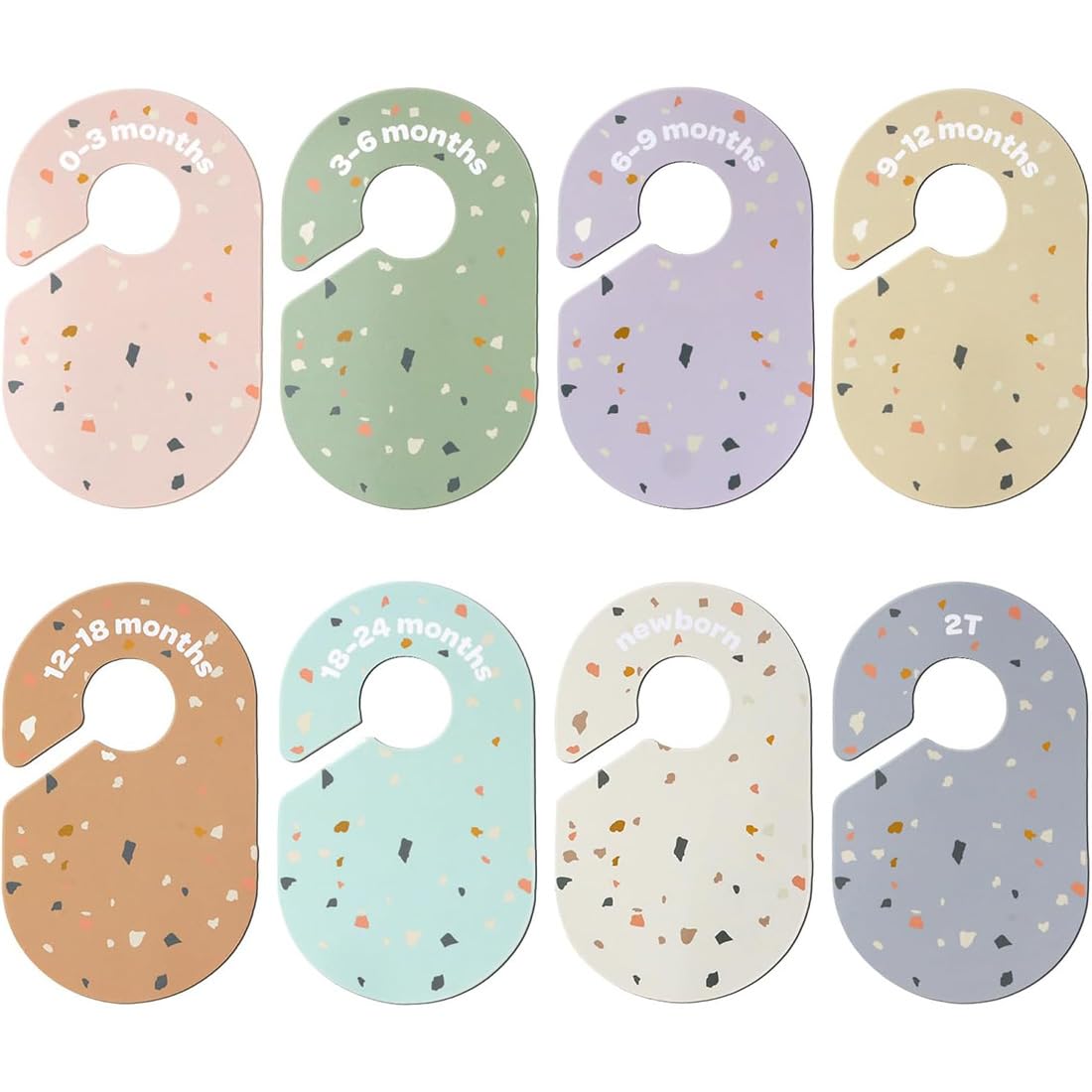 Divisori Armadio Bambini Legno Neonato 24 Mesi 8pz