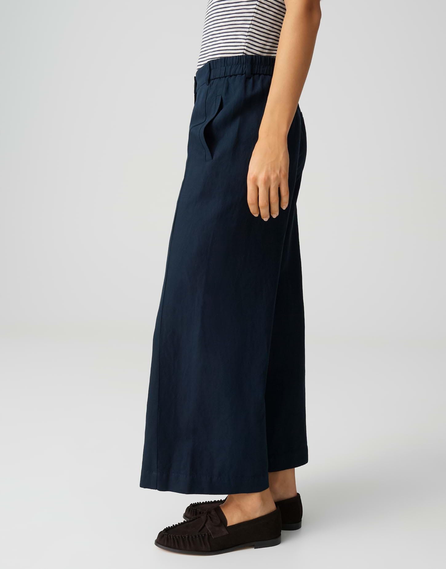OPUS Damen Culotte | Maiga Flow Culotte aus nachhaltigem ECOVERO™ Viskose Leinen Mix