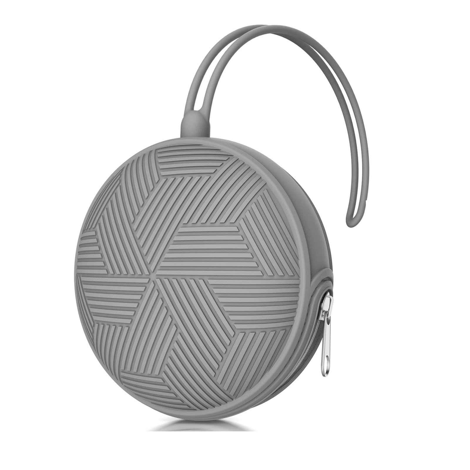 Smlpuame Porta Ciuccio, Portaciuccio in Silicone, Porta Succhietto Senza BPA, Portaciuccio da Viaggio, Custodia Ciuccio per Bambini, Pratica Scatola Porta Ciuccio,Grigio - 1