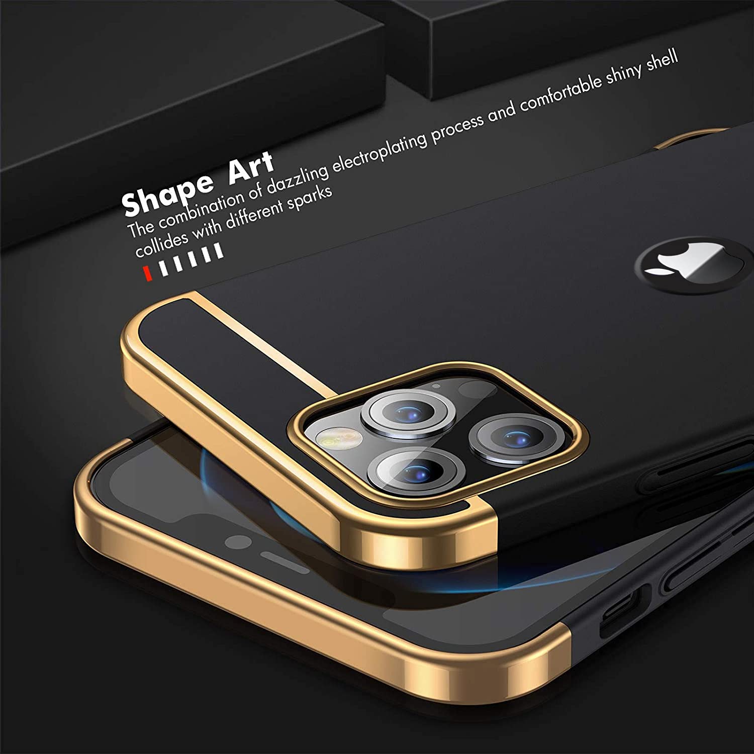 Amazon.co.jp: iPhone 12 Pro Max ケース、OKZone 3 in 1 超薄型で 