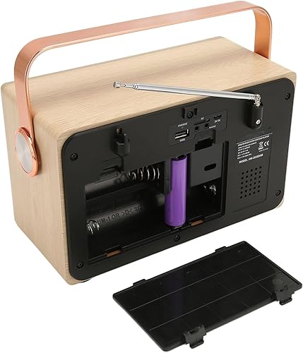 Miniatura 7 de Wooden Radio for Audio Retro Handle for 5.0 Bluetooth5.0 2.0Inch Wood Radio Radio Radio Receiver Compact Radio Shortwave Radios