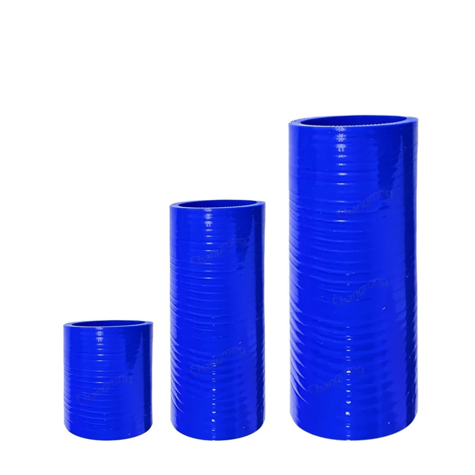 Cold Air Intake Pipe Blue Universal Straight Silicone Hose Intercooler Turbocharger Tube ID50mm/55mm/60mm/63mm/65mm/70mm/75mm/80mm/85mm/90mm/95mm/100 Car Air Duct(300mm,ID 55mm)