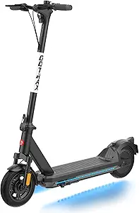 Gotrax Electric Scooter for Adults, 10" Solid Tire, Max 25/28 Miles Range, 500w Motor up to 20/28Mph w/Electric Code Lock, High-Strength Aluminum Body & Long Battery Life, Foldable Commuting EScooter