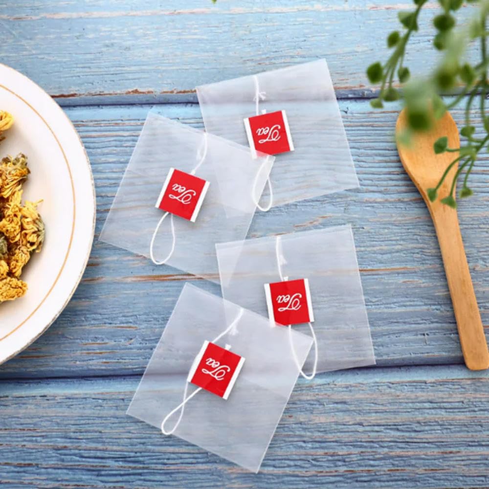 Bolsa de té vacía de Nailon, Infusor de té, colador de té Nuevo, tamaño de Bolsas de té 6,5 * 8cm