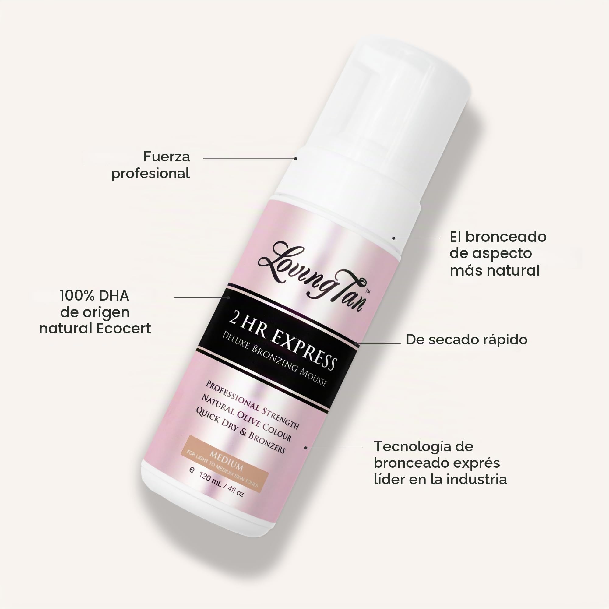 Loving Tan 2 Hour Express Deluxe Bronzing Mousse - Medium