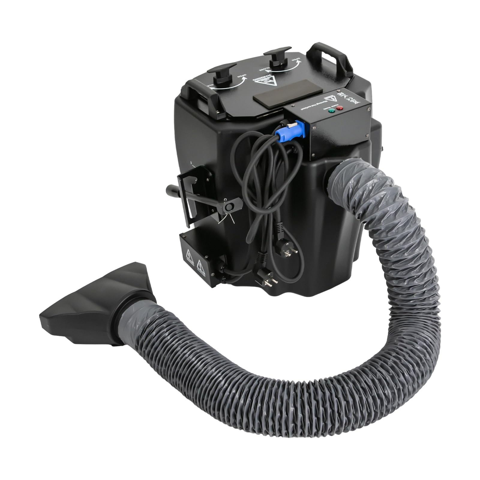 Máquina de niebla de hielo seco, 6000 W, para escenario, fiesta, boda, interior y exterior, máquina de humo de gran capacidad, 19 l de agua, 10 kg, hielo seco, calentamiento rápido, 7-8 minutos
