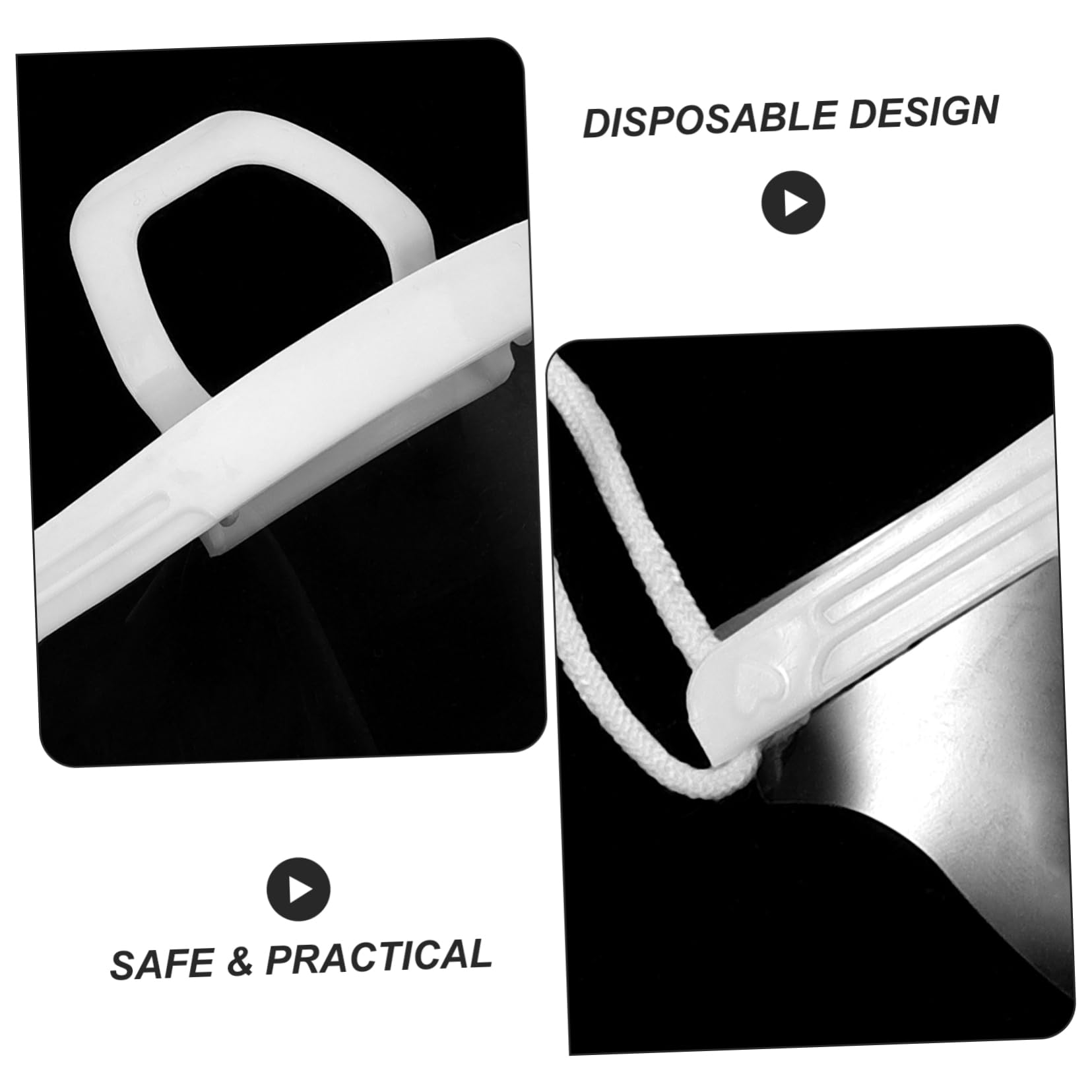 PRETYZOOM 100 Pièces Masque de Chef Masque de Restaurants Masque de Serveur Masque Anti-buée Hygiène Alimentaire Masques Masque Facial Masque de Cuisine pour Restaurants Masque de Barbecue