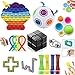 CJRNBU Fidget Toy, P-p ít Fidget Toys Pack para Alivia Estrés y la Ansiedad, Fidget Toys Set Juguetes Antiestres para niños, Recompensas en el Aula de la Escuela