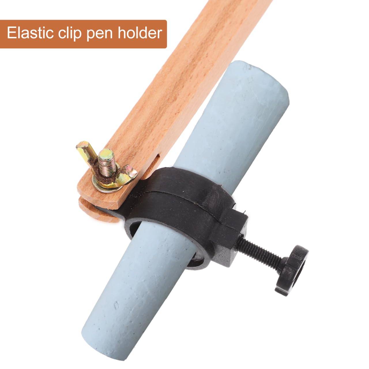 DOITOOL Compas Bois Grand Professionnel - Boussole de Dessin Enseignant - Tracé de Cercle Menuisier Charpentier - Porte-Craie et Marqueur Ventouse - Matériel Géométrie pour Tableau École Classe
