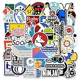 ZJSXINDI Cyber Stickers Engineer of Program Stickers [50pcs] Cartoon Network Stickers,Vinyl Stickers for Helmet Water Bottle Laptop Phone Skateboard Travel Suitcase... (Program)