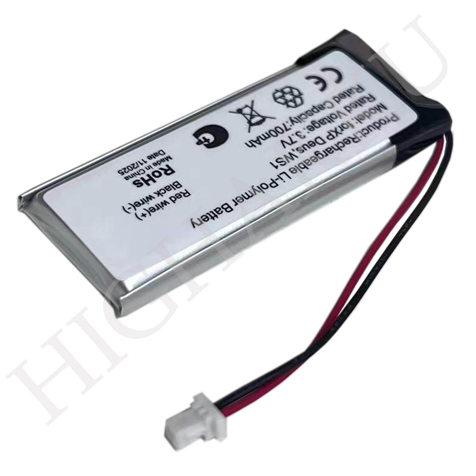 Batteria di ricambio compatibile con XP Deus Metal Detector WS1 WS2 WS3 WS4 WS5, MI-4 Pinpointer, MI-6 Pinpointer