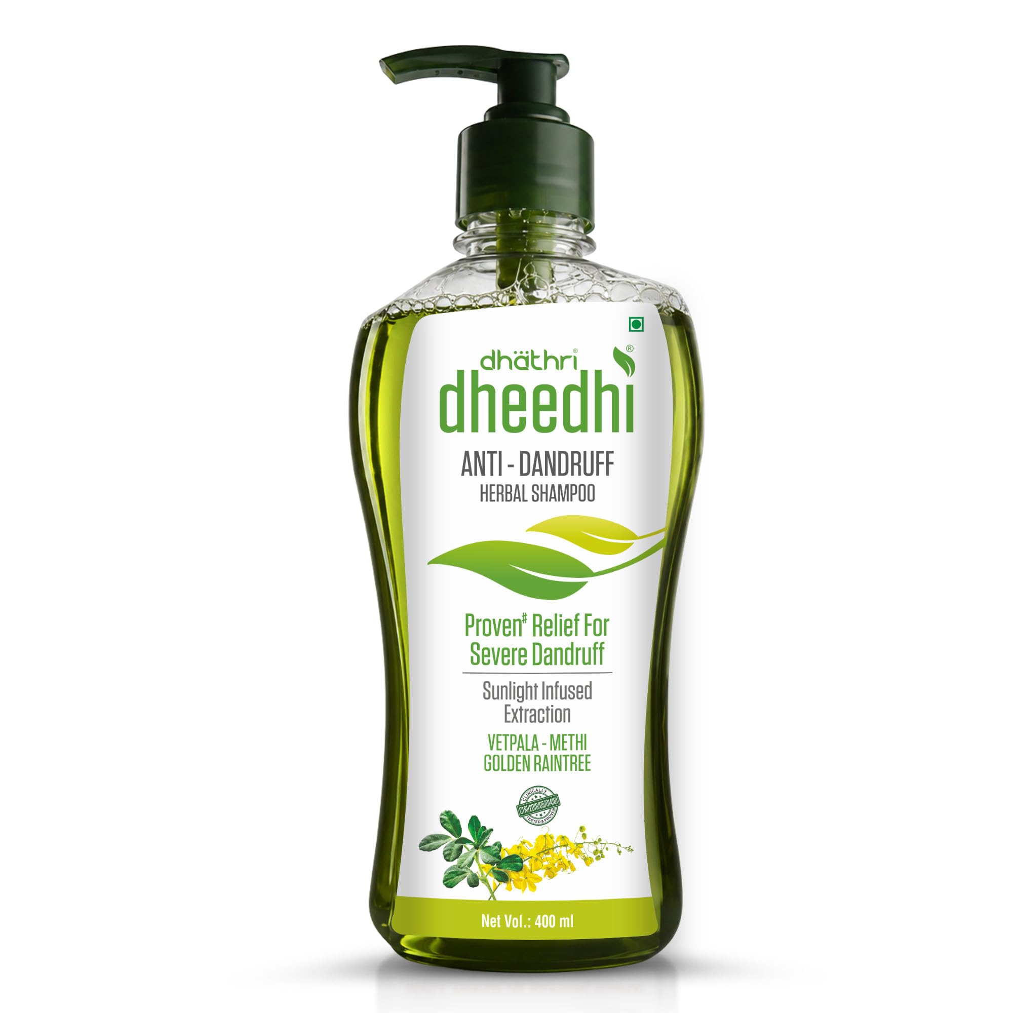 Dhathri Dheedhi Anti Dandruff Shampoo - 400ml, Shampoo for Dandruff and Itchy Scalp| Herbal Shampoo for Dandruff Treatment to Reduce Dandruff & Scalp Itchiness| An Ayurvedic Shampoo for Women and Men-image-14