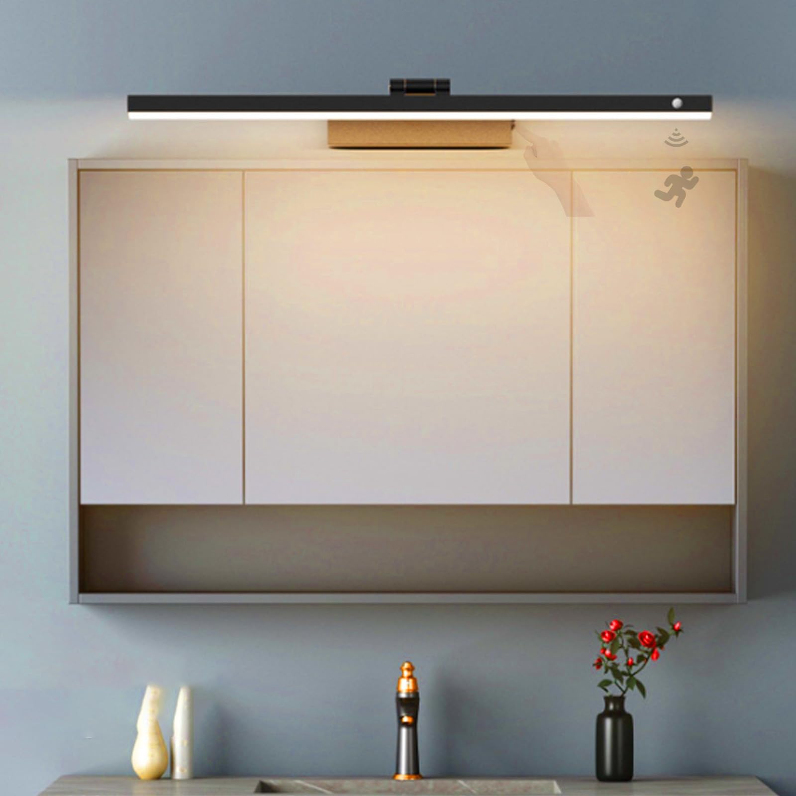Interruptor Impermeable en Aplique LED de Baño con Sensor para Evitar Humedad 8