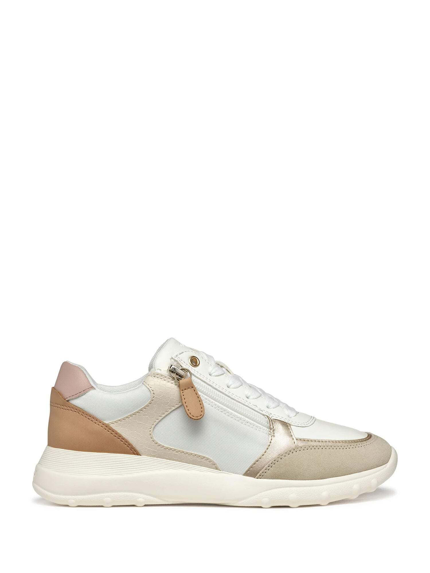 Geox Trainers Alleniee White : baskets en cuir de qualité supérieure - 6