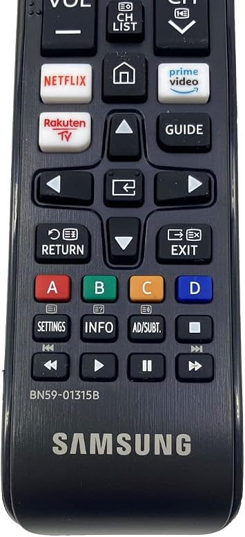 Original BN59-01315B Remote Control for Samsung UHD 4K TV with Netflix Rakuten Button