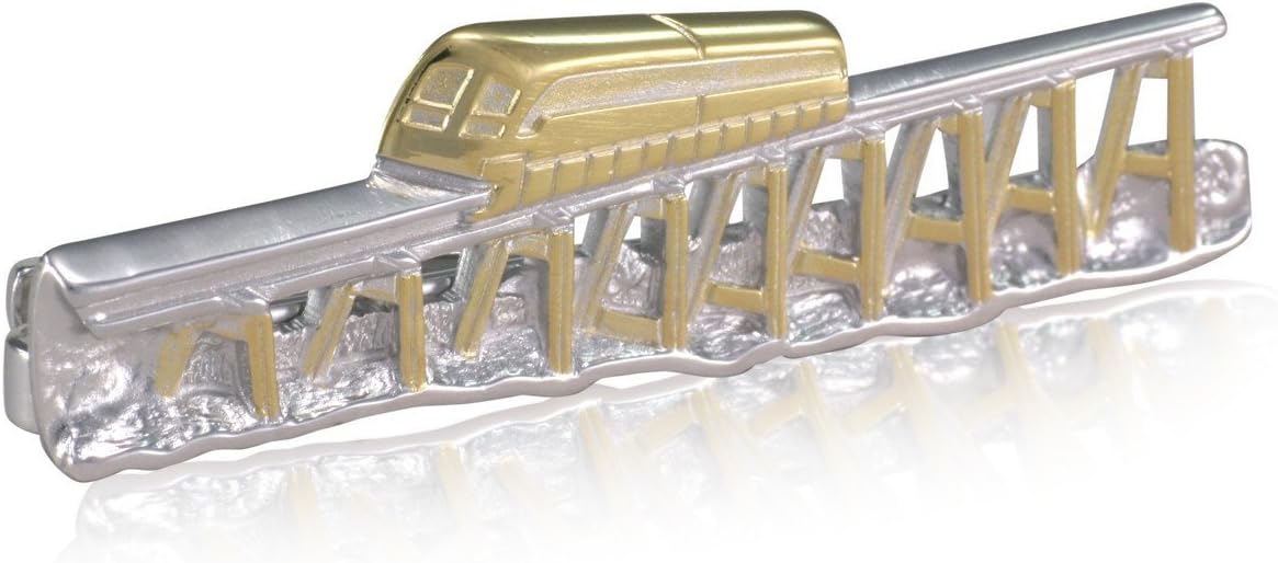 LINDENMANN Tie Clip/Tie Bar/tie pin, Bicolor, maglev, with Gift Box, 8019