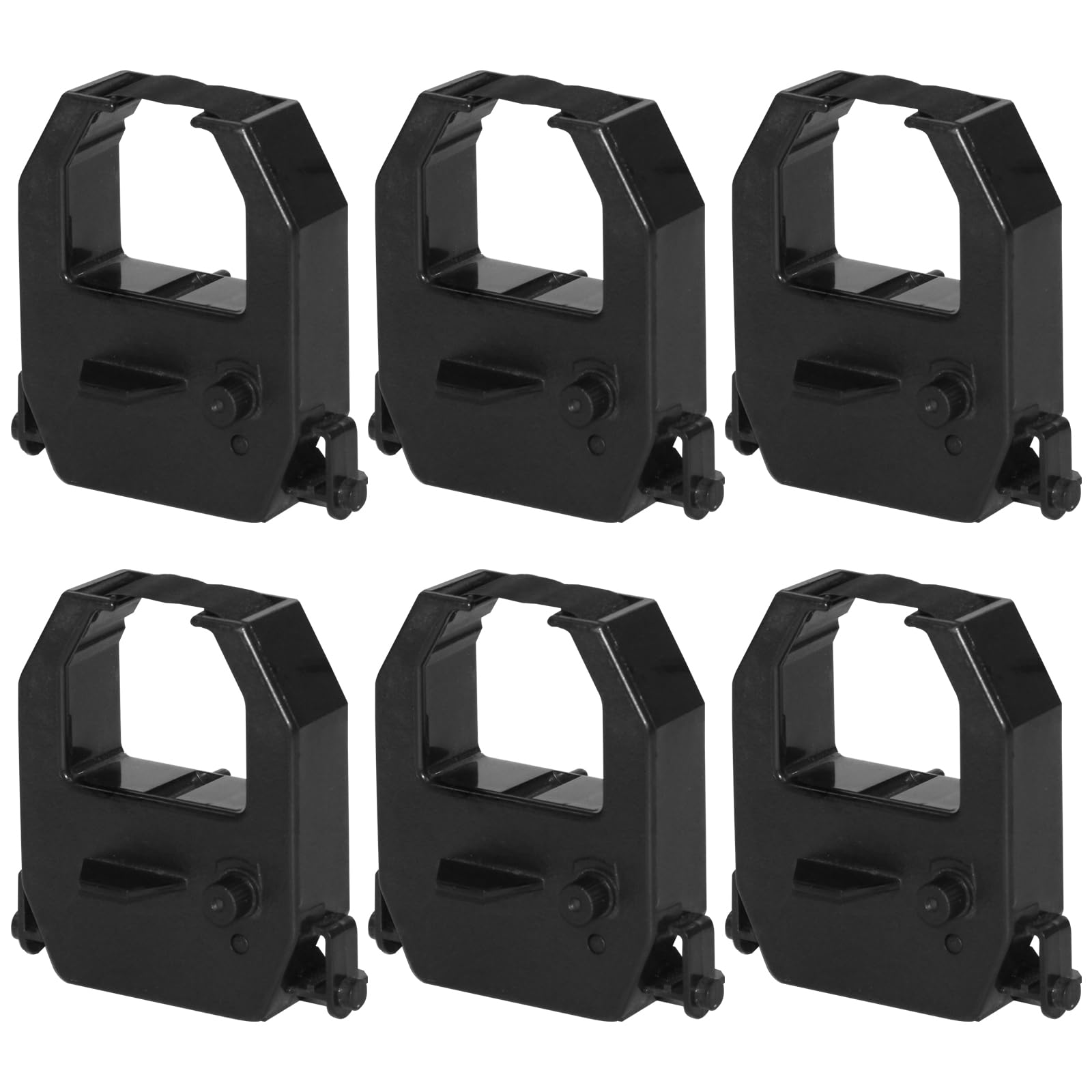 LinkDocs 6 Pack PIX3000 Compatible Time Clock Ink Ribbon Replacement for Vertex TR810/ Amano PIX-21/ Amano PIX3000/ Amano EX-3000/ Amano EX-3500/