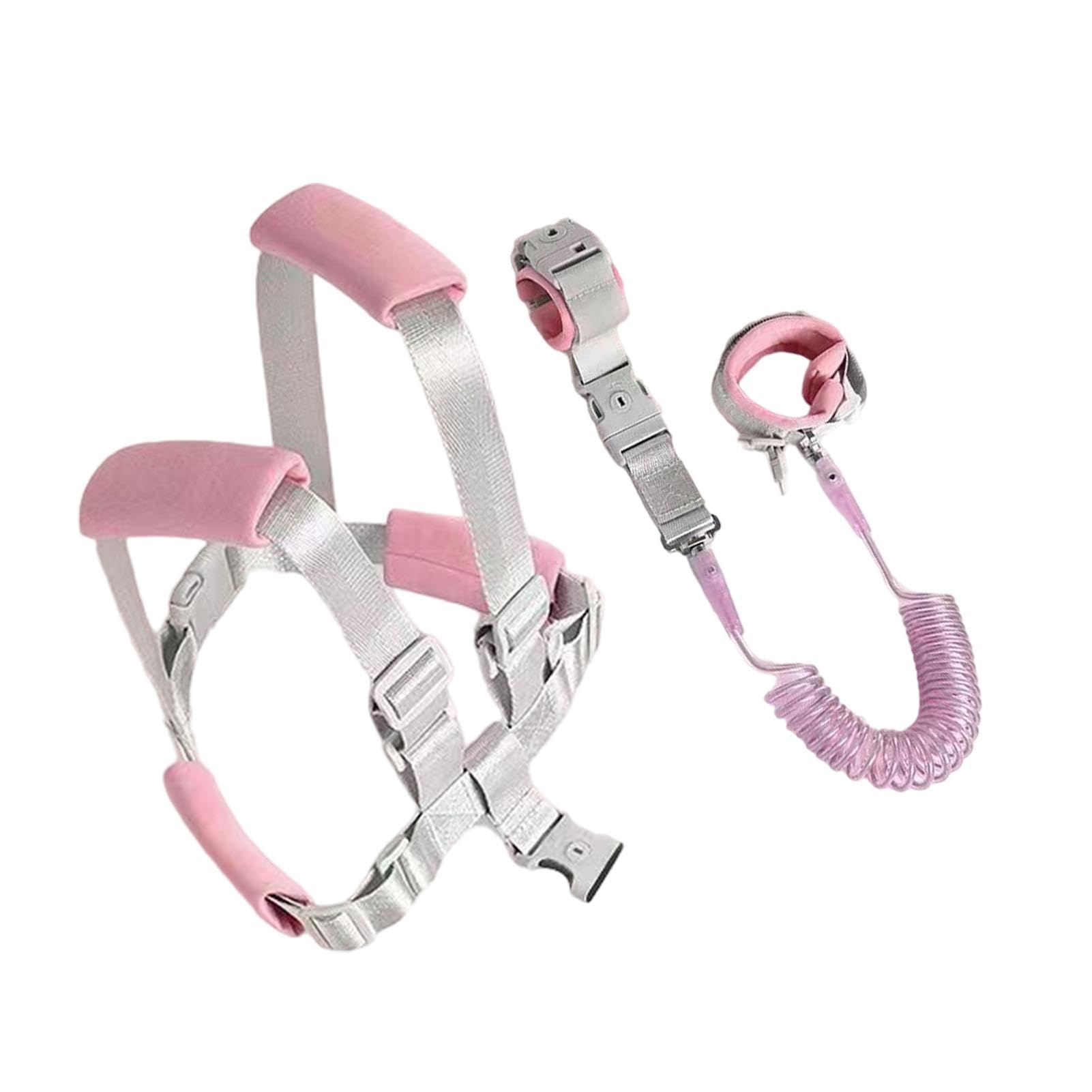 Toddler Harness with Leash | Toddler Leashes Anti-Lost Wrist Link,Baby Anti Lost Harness Belt Strap, Kids Walking Wristband Assistant, Baby Walking Holder
