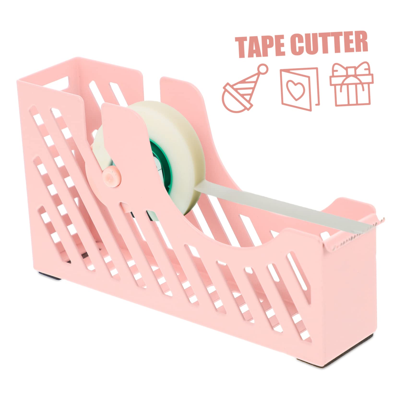 TEHAUX 3pezzi Dispenser Per Adesivo Scrivania Taglierina Per Scuola e Hobby Stabile e Resistente Per e Scrapbooking
