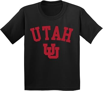NCAA Arch Logo, Team Color Youth T Shirt, College - University