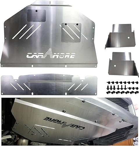 LOSTAR Placa de protección contra salpicaduras de motor delantera inferior compatible con Subaru WRX STI 2015-2022