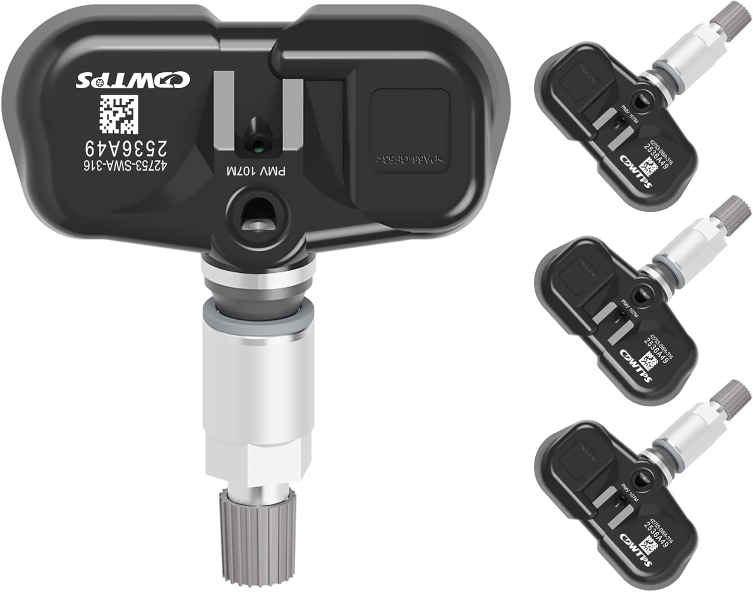 TPMS Sensor,315MHZ Tire Pressure Monitor System for 8-12 Honda Accord 07-11 Honda CR-V 08 Honda Fit 08-09 Honda S2000 4-Pack Replaces#42753-SWA-316.42753-SWA-A53