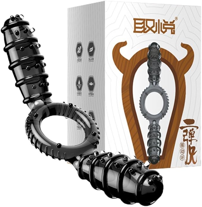 Anillo vibrador, super elástico doble vibrador con textura ...