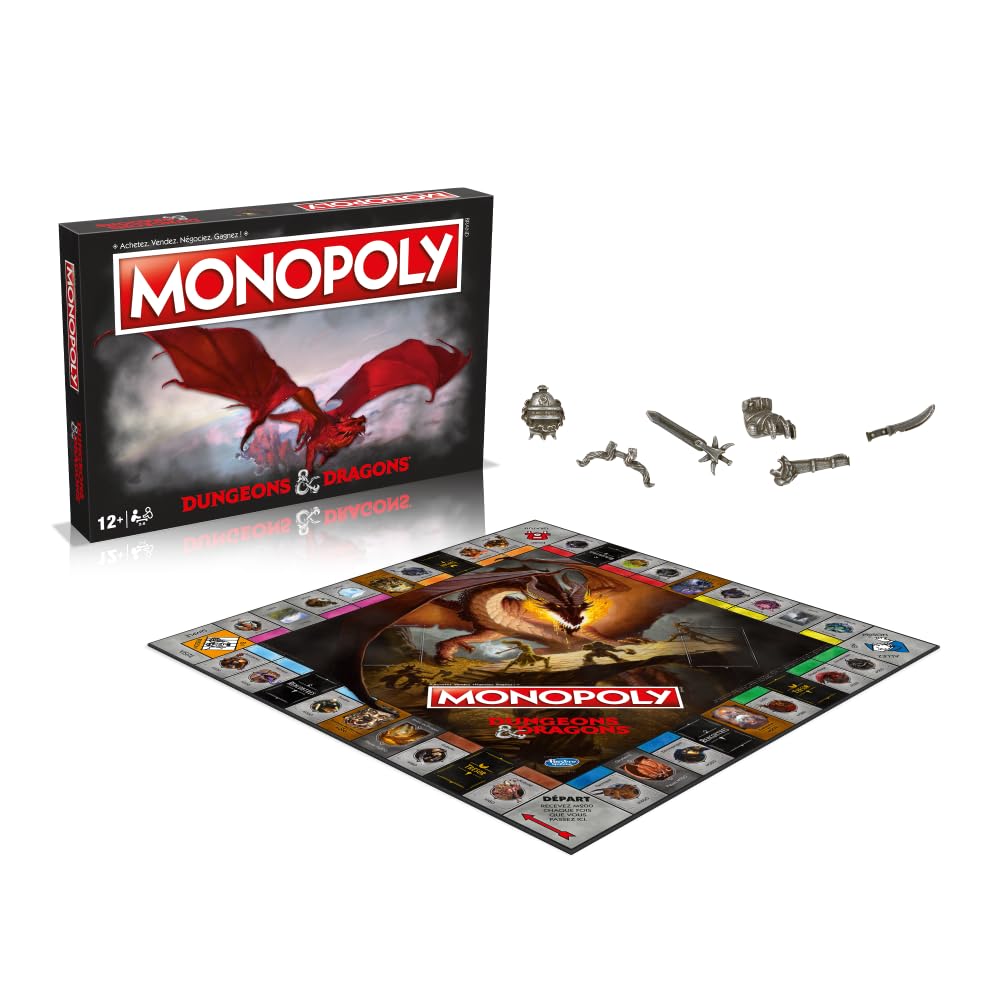 Winning Moves - Monopoly DONJONS ET Dragons (Dungeons & Dragon) - Jeu de Plateau - Version française L WM02022-FRE-6