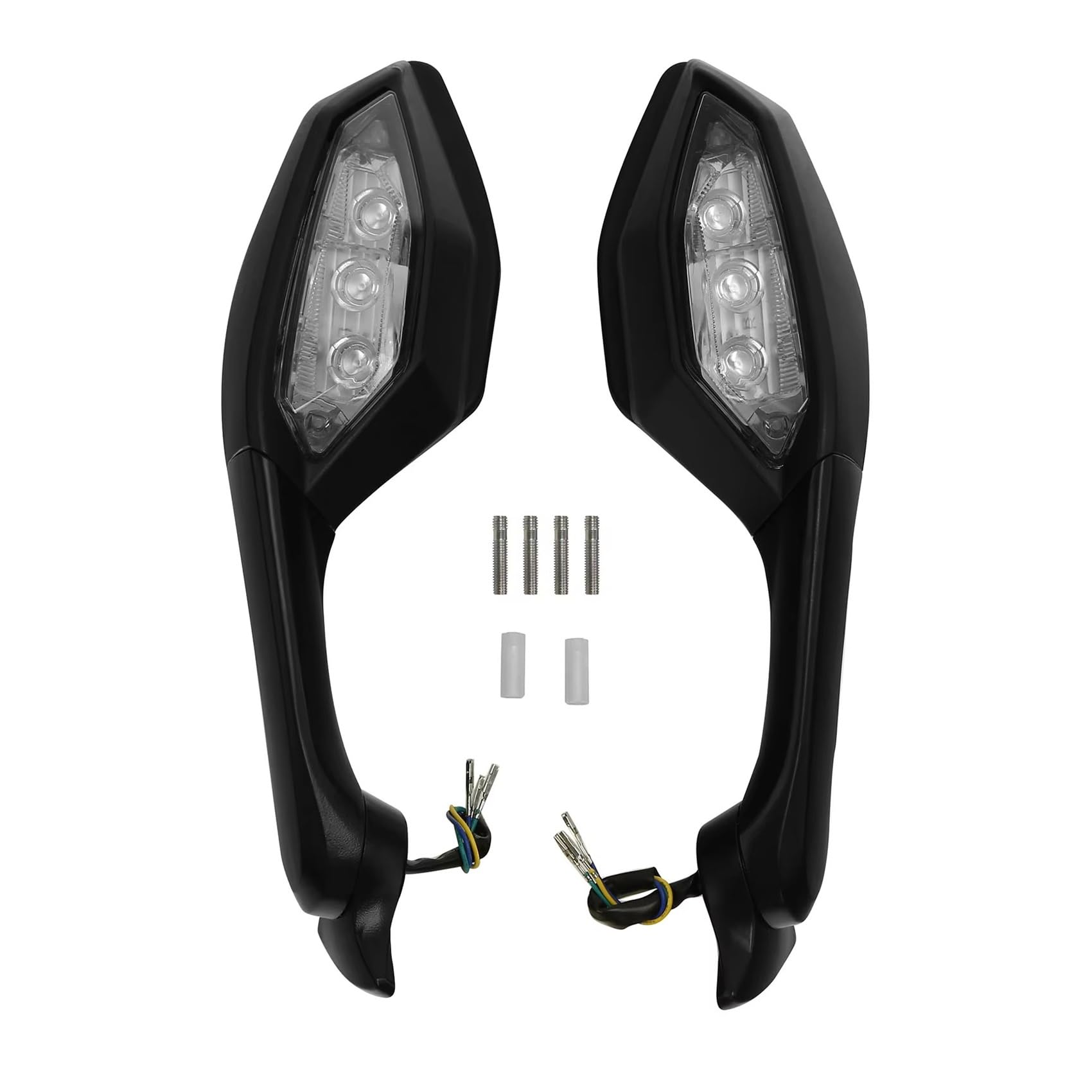 Espejos Retrovisores Motocicleta Espejos Retrovisores Motocicleta Señal Giro LED Para YZFR6 Para R1S Para R1 Para R1M 2015 2016 2017 2018 2019 2020 2021-2025 Espejos Retrovisores Moto