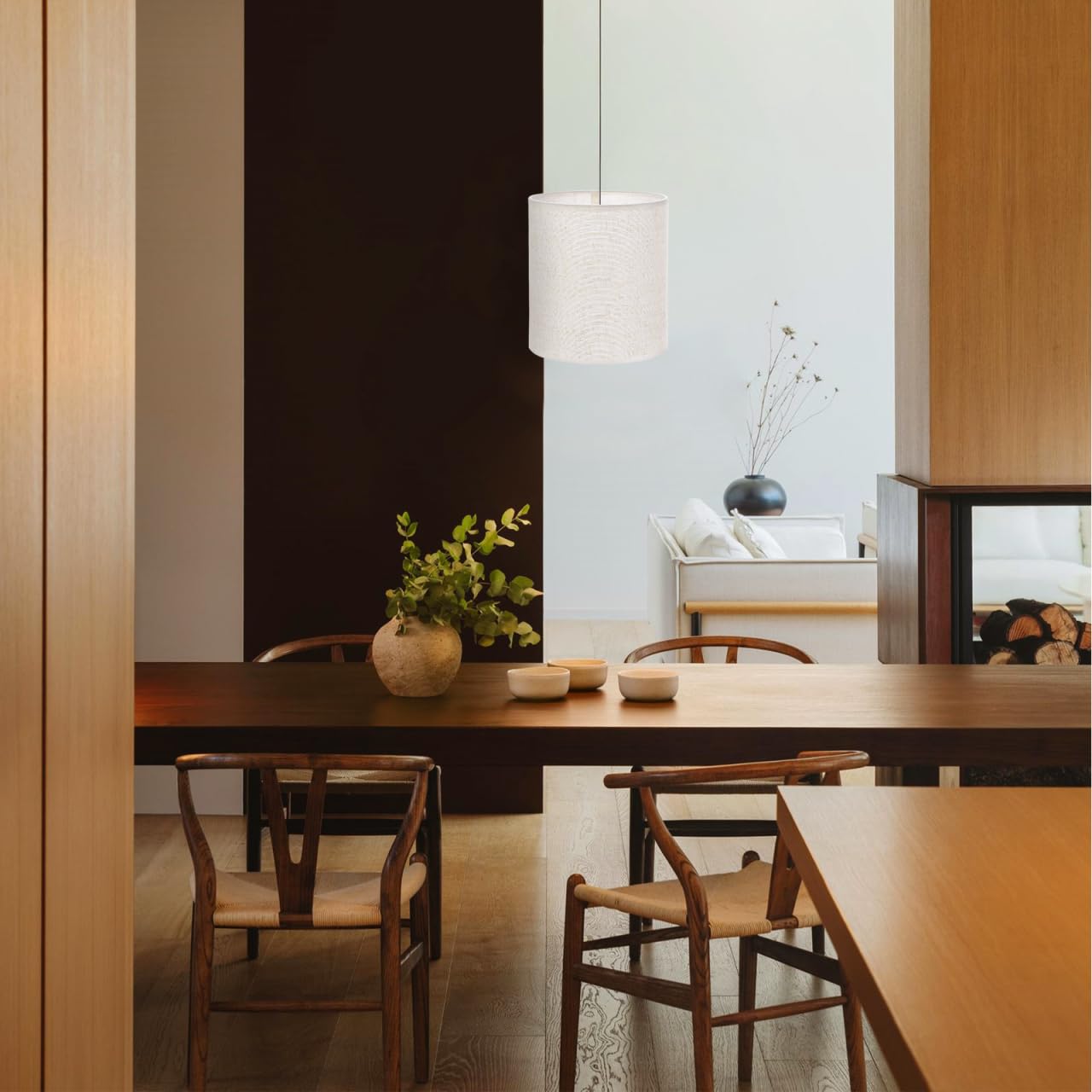 DOITOOL Abat-Jour En Lin Pour Lampadaire Et Lampe De Table 7.87 X 5.51 X 5.51 Pouces Abat-Jour Moderne Lavable Pour Éclairage Intérieur Et Décoration