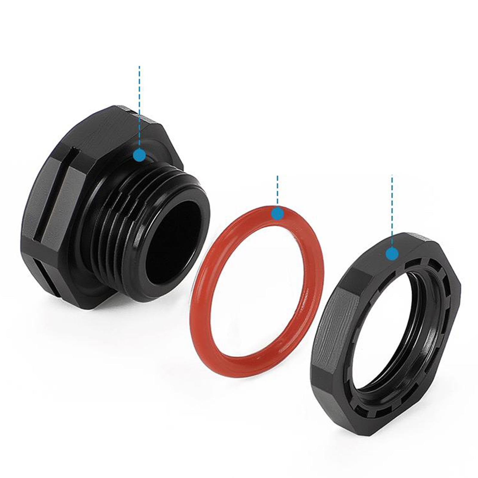 2x Wasserdichte IP67 Entlüftungsschrauben, M16x1,5 Druckminderventil Beleuchtungsentlüftungsstopfen Zur Druckregulierung,