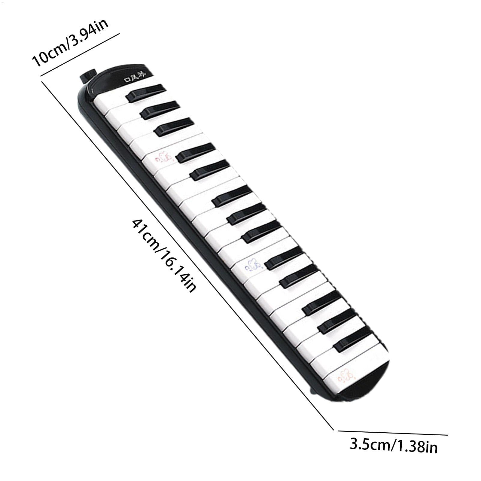 Melodica dla dorosłych, Melodica Instrument Air Keyboard Piano, 32-klawiszowa klawiatura Harmonium Instrument z torbą do przenoszenia, dla początkujących i profesjonalistów