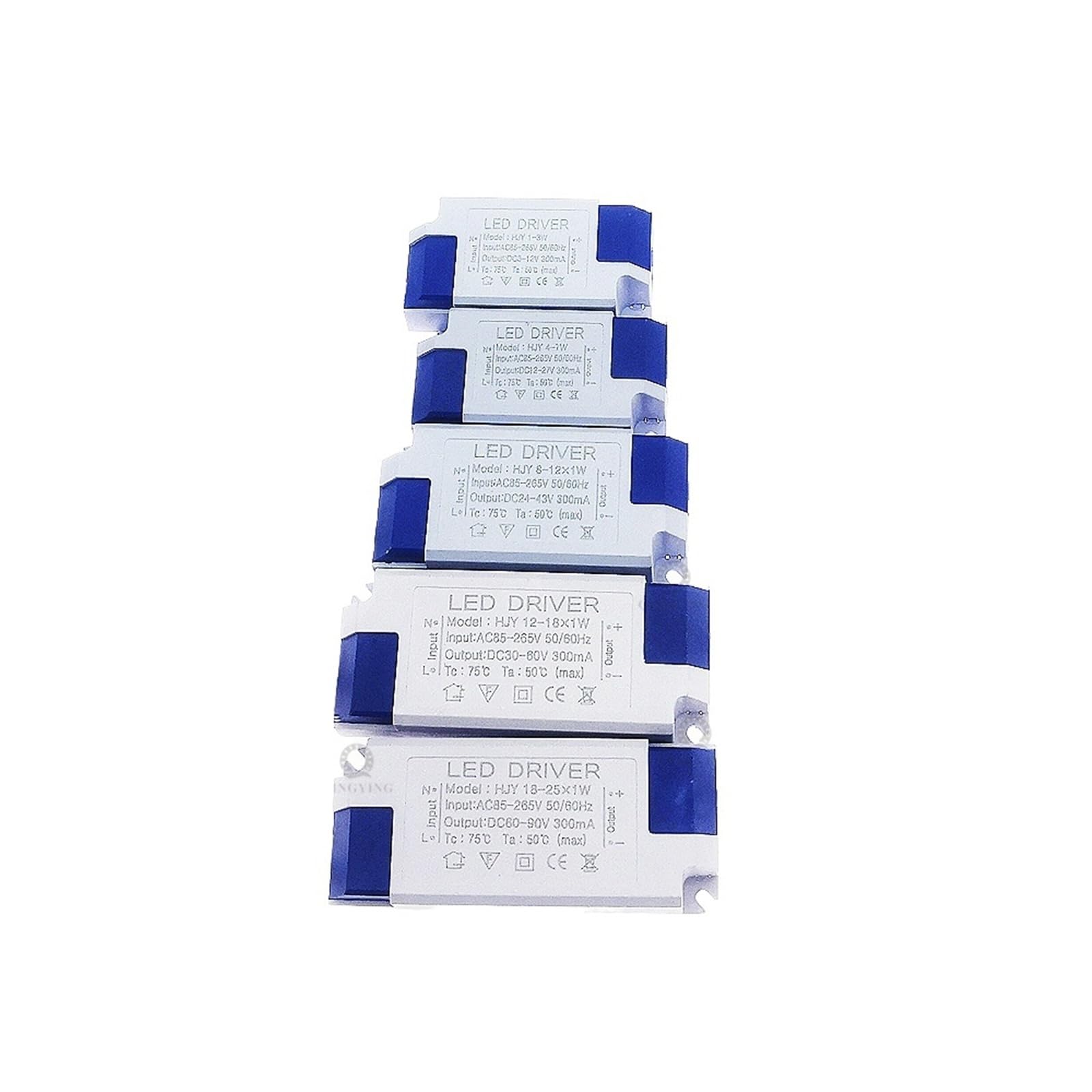 Driver LED 300mA 18-25W AC85-265V transformateur alimentation - 8