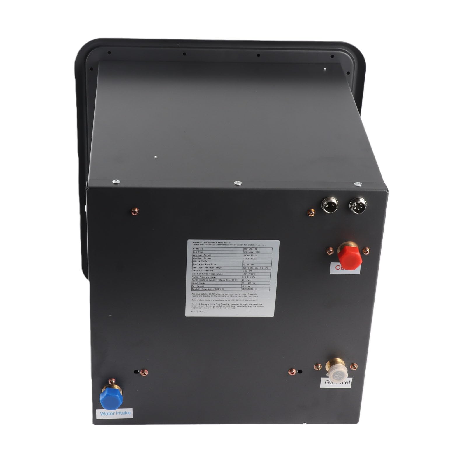 Durchlauferhitzer für Wohnmobile, Effizient, 61.000 BTU/h, 12 V, Sofortiges Warmwasser für Wohnmobile
