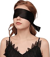 Vista 1 de YOMORIO Vendaje de satén con los ojos vendados máscara sexy playsuit lencería accesorios