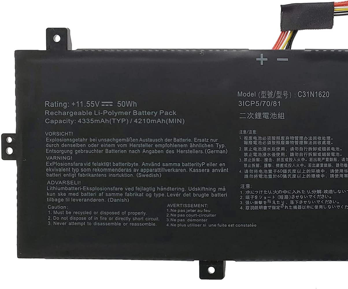ASKC C31N1620 Laptop Battery for Asus Zenbook UX430U UX430UA