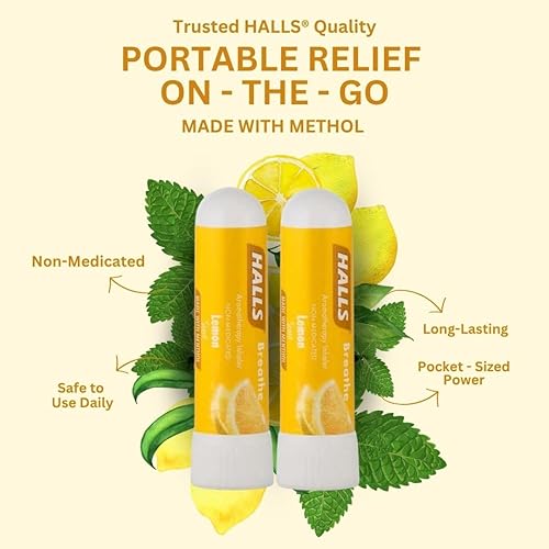 Miniatura 9 de SpaRoom HALLS - Aceite esencial de limón para aromaterapia con mentol y aceites esenciales 100% puros (paquete de 2)