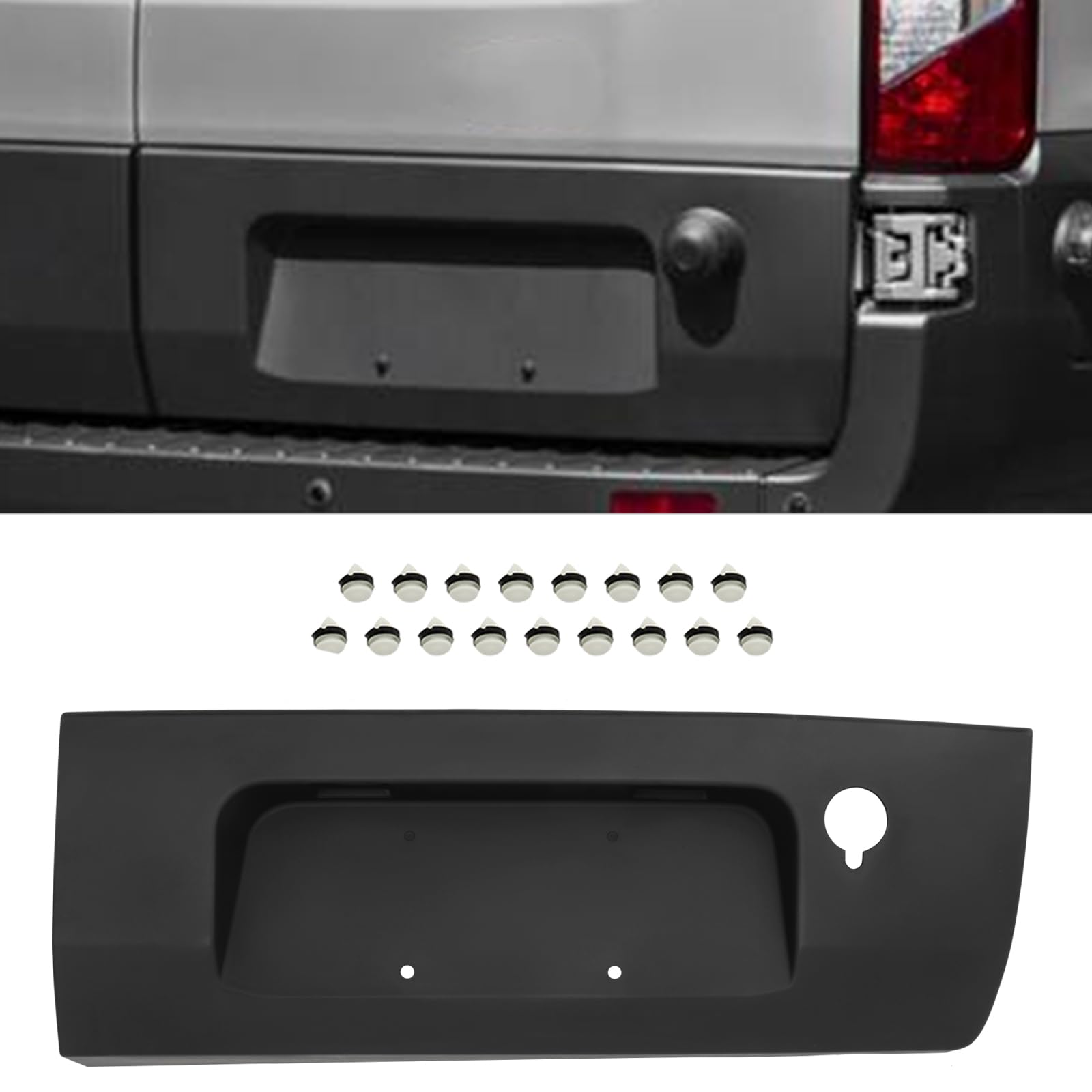 Amazon.com: Rear Door Lower Molding Set for 2015-2019 Ford Transit