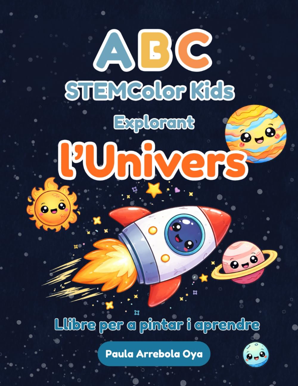 ABC STEMColor Kids Explorant l'Univers Llibre per a pintar i aprendre
