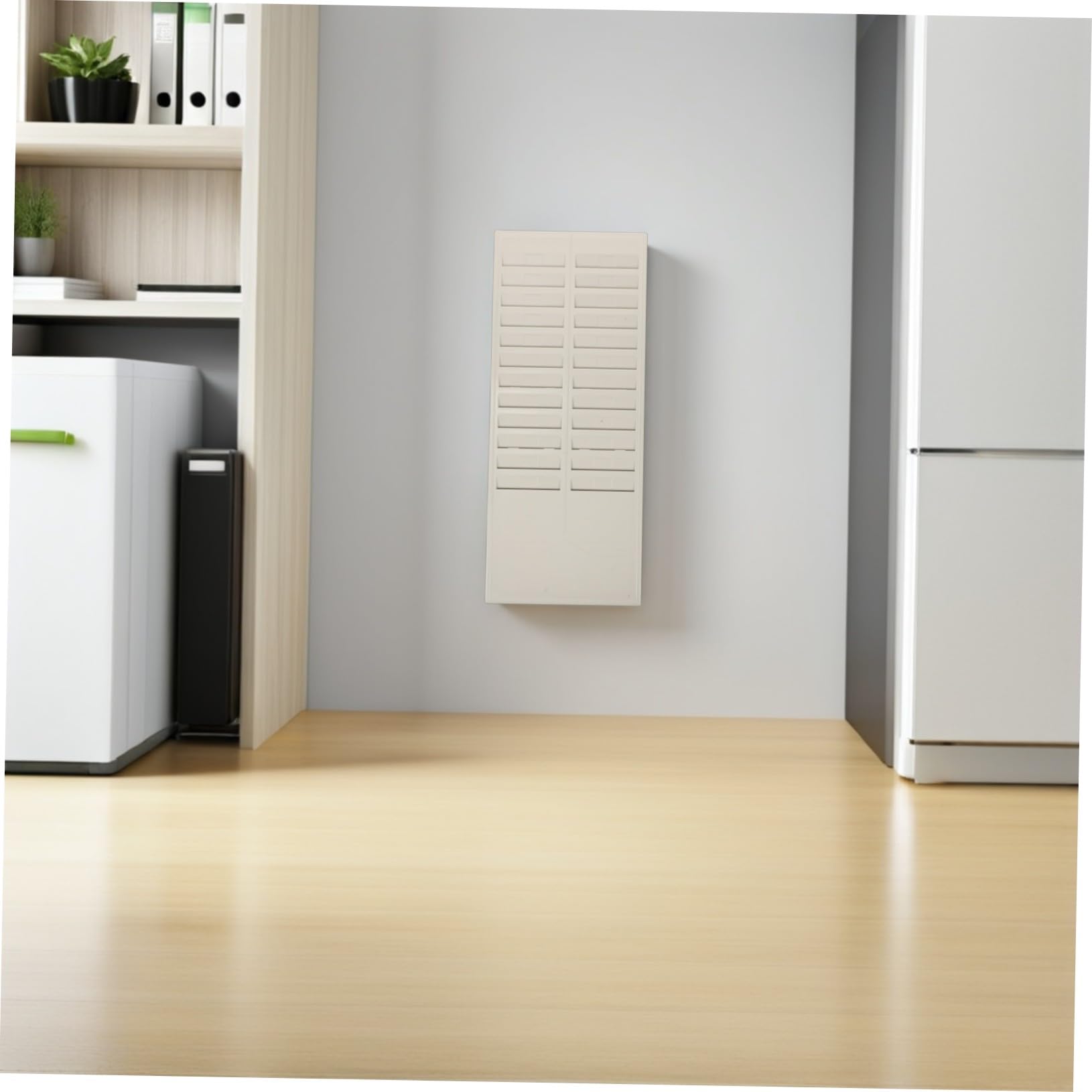 2pièces Porte-cartes Mural Emplacements Organisateur de Poche avec Support de Cartes pour Suivi Présence Employés Rangement Bureau