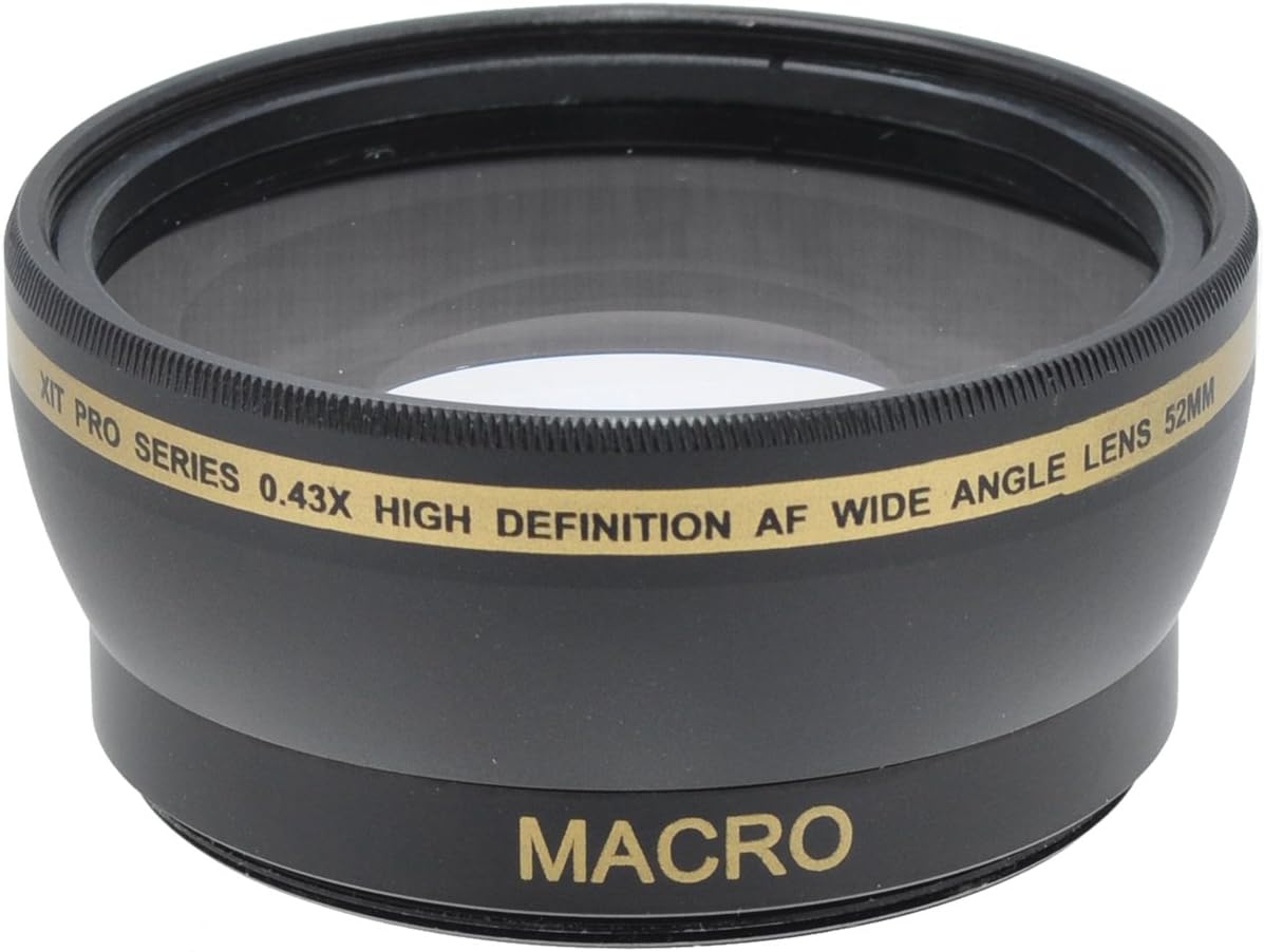 XT52WAB 52mm 0.43 Wide Angle Lens (Black)