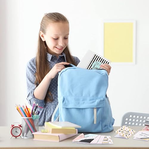 Miniatura 7 de Sherr 36 blocs de notas inspiradores con texto en inglés "You Are Loved Party", mini diario motivacional, con líneas y puntos con purpurina, bloc de