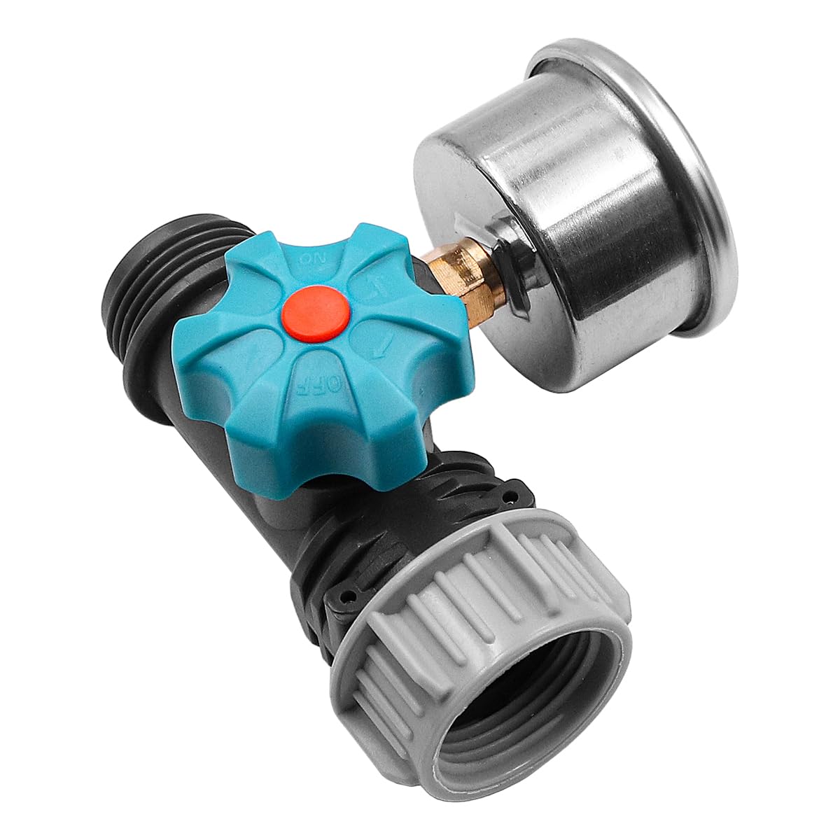 Riduttore Di Pressione Acqua G3/4in - Regolabile Fino A 10Bar, Con Manometro, Per Giardino E Serra - Foto 2