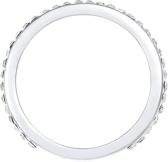 Choucong Elegante Anillo De Fita Femenino 925 Plata De Ley 10mm AAAAA