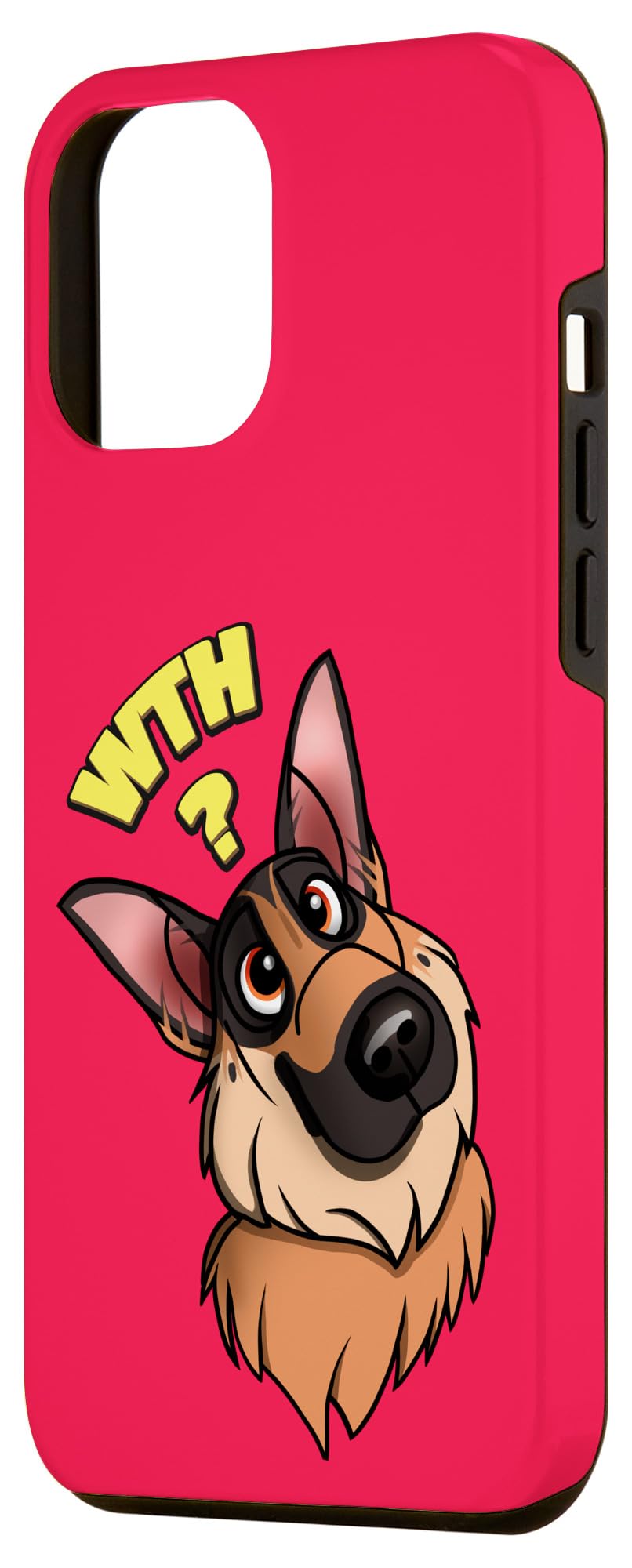 iPhone 12 Pro Max German Shepherd Head Tilting What in the heck Case - Image 2