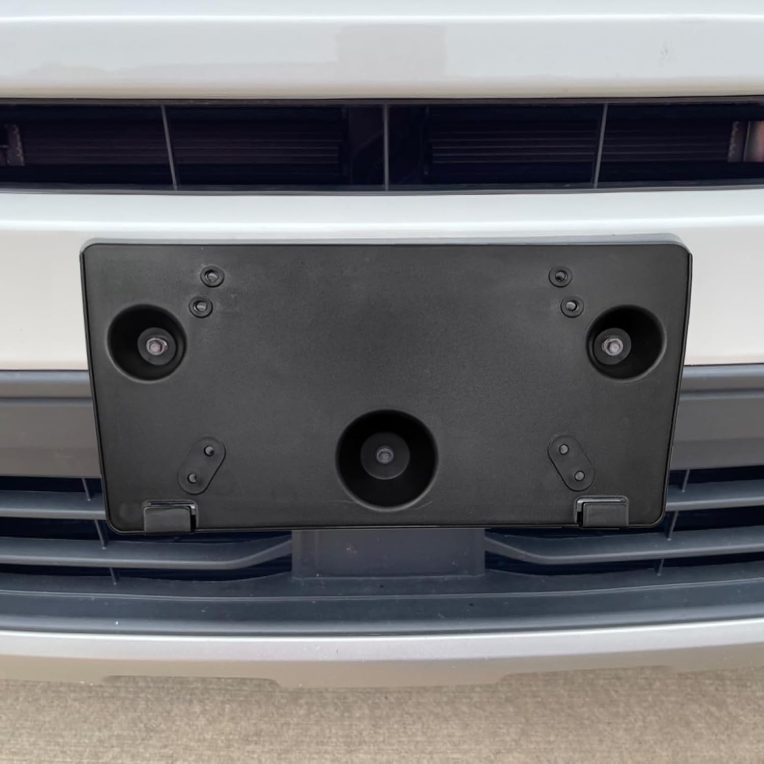 Front Bumper License Plate Frame Mounting Bracket Tag Holder Fits for Ford Explorer 2020 2021 2022 2023 2024 Replace LB5Z17A385AA FO1068182 (Not Fit ST & Timberline)